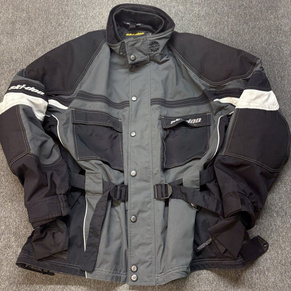 Vintage Ski-Doo Heavy Duty Bombardier Mens 2XL RPM Snowmobile Winter Jacket Warm
